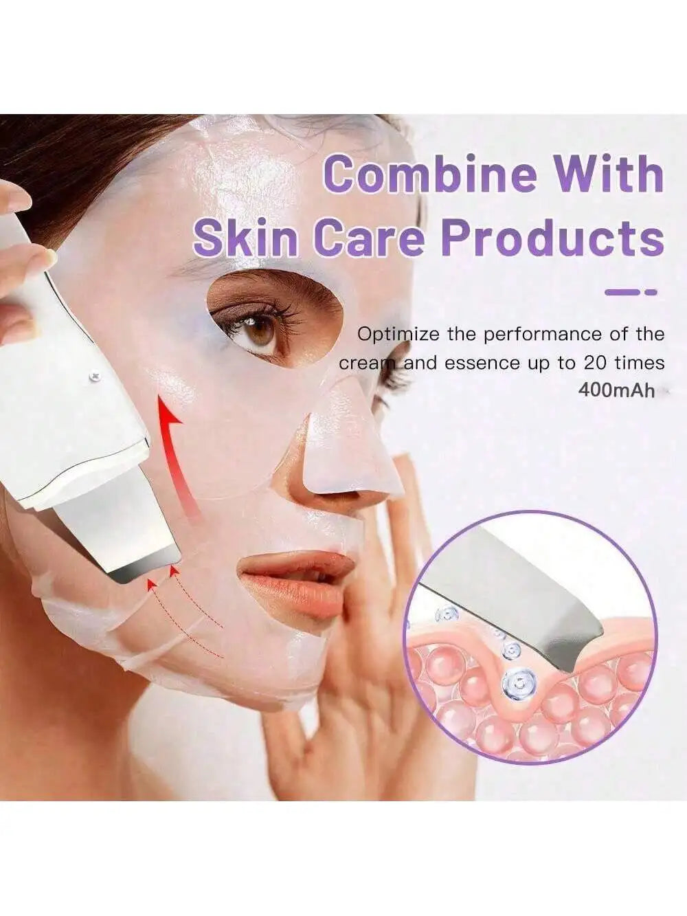 Espátula Ultrassônica Facial – Limpeza Profunda e Removedor de Cravos