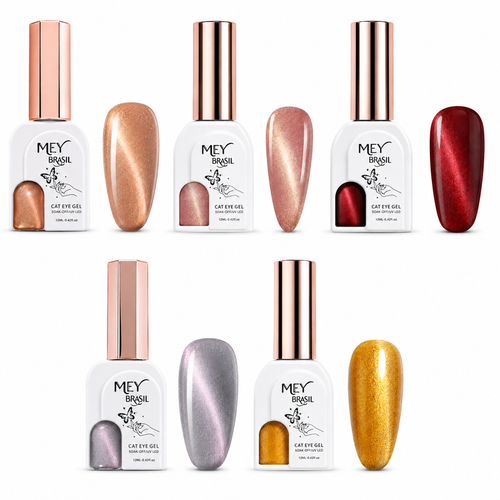 Esmalte Em Gel Magnetico Mey Brasil 12ml Cor:04