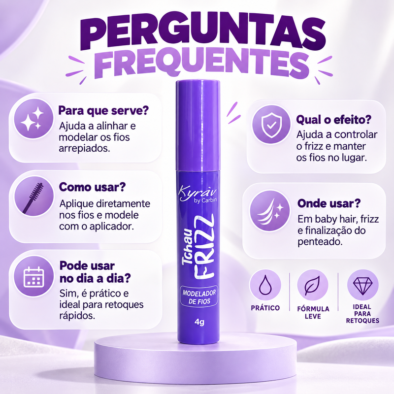 Mascara Tchau Frizz Kyrav