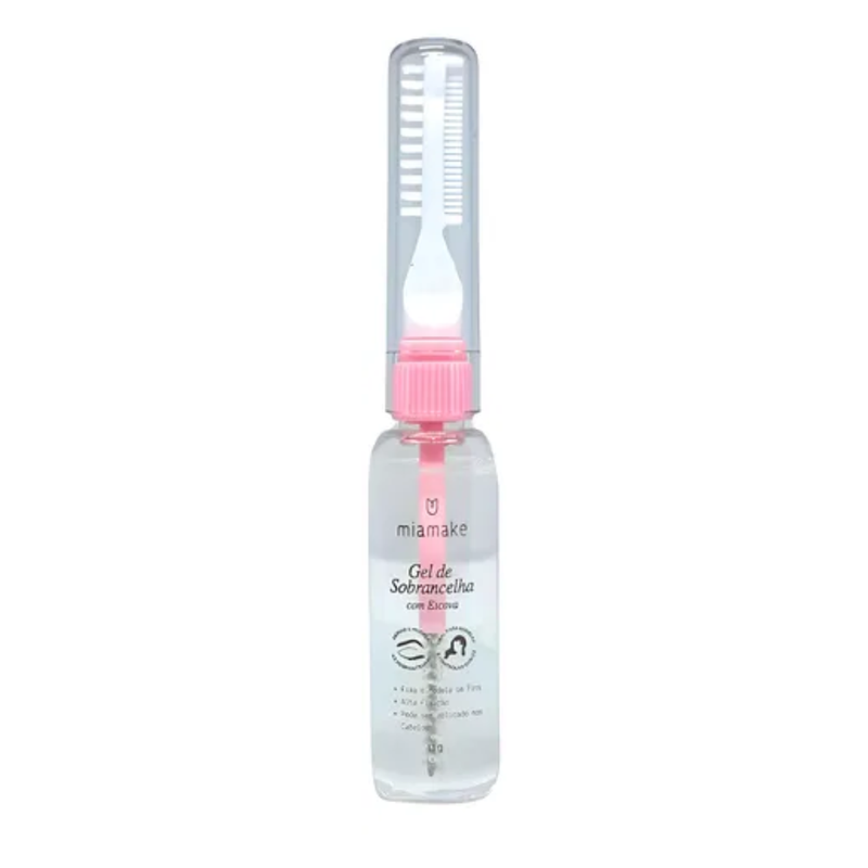 Gel de Sobrancelha e Cabelos com Escova Mia Make 13g