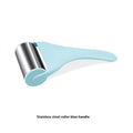 Massageador facial com rolo de gelo e máscara de microagulhas
